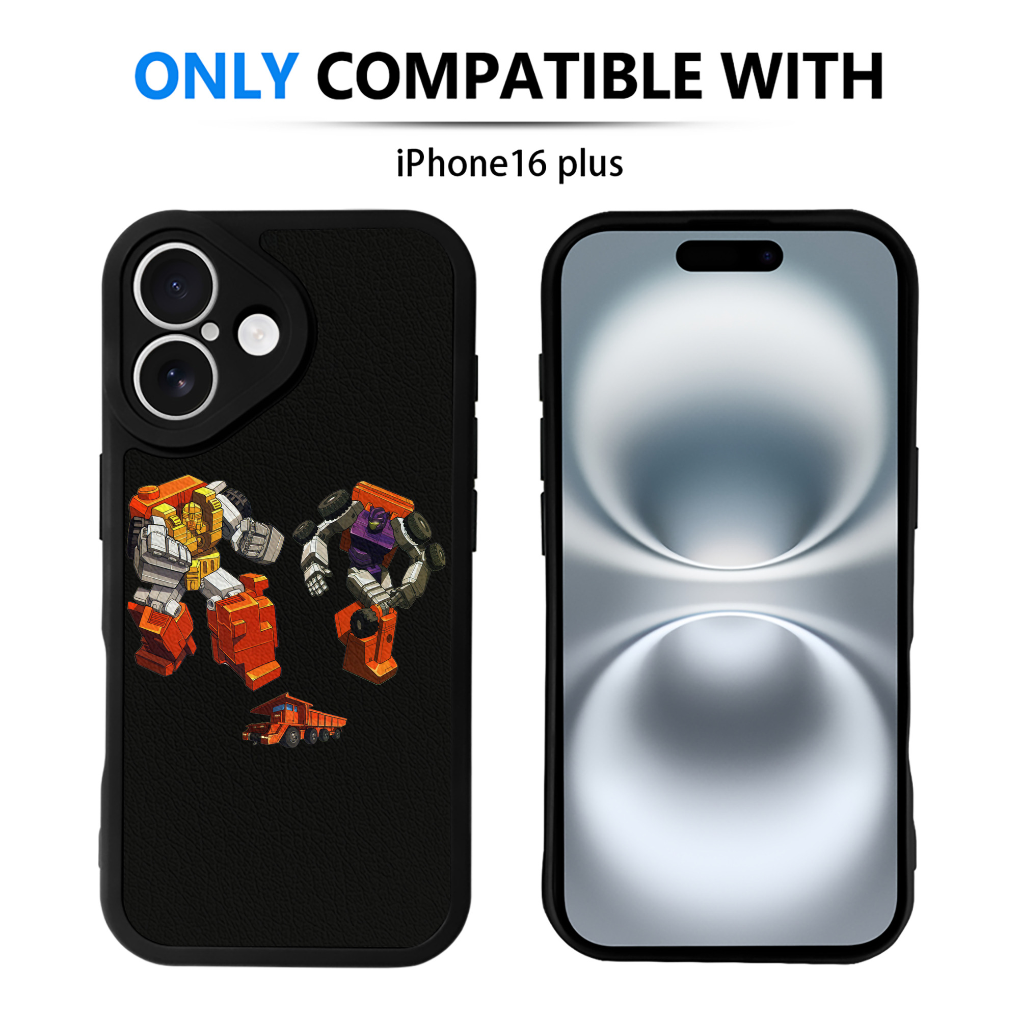 （画像用）  【iPhone 16シリーズ対応】シリコンスマホケース（レザー調） 材質：シリコン